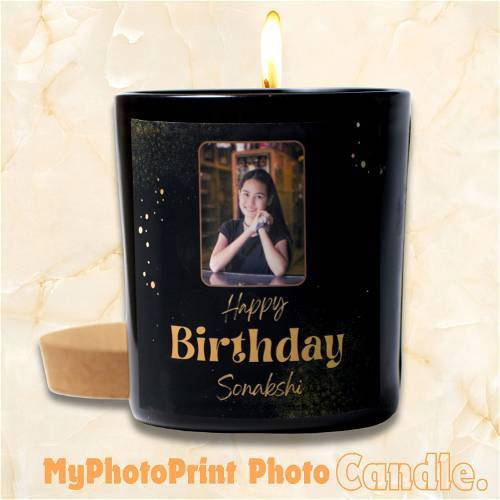 Customized & Personalised Photo Candles | Personalized Candles With Photo | Brand Name Candle #2512