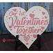 First Valentine Together Wooden Table Top 1
