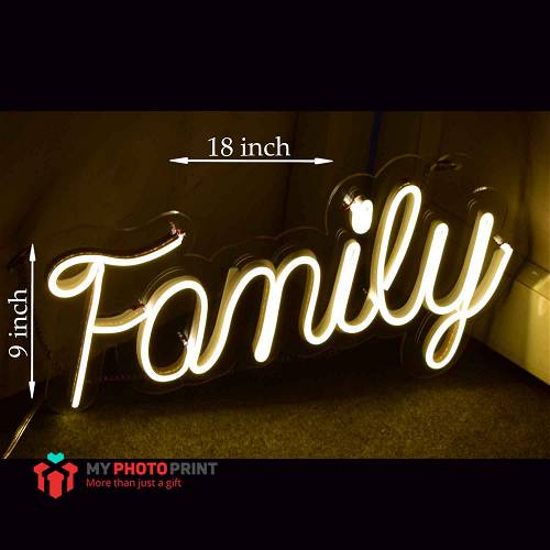 NEON FAMILY LED NEON SIGN DECORATIVE LIGHTS WALL DECOR