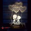 Boy Purposing Girl Heart Night Lamp Online India If you want to gift to your beloved with an exclusive romantic night lamp for a gift then you can get it online at the best price without any hassle. You can find the best night lamp for gift in all the retail stores but you have the advantage of shopping at the comfort of your home or office and you can choose the perfect night lamp according to the interior of your room. There are various options available as nightlights in the market and if you visit some online stores you will get a wide variety of nightlights to choose from. So why to wait? Plan your romantic night now. Get a romantic night lamp for the bedroom now!