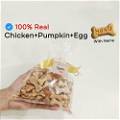 Home Made Chicken + Pumpkin + Egg Dog Cookies Treat With Your Dog Name On It 500 Grams