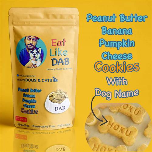 Personalized Home Made Peanut Butter & Cheese Dog Cookies/Treat With Your Dog Name On It