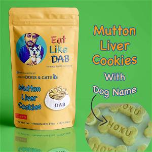 Home Made Mutton Liver Dog Cookies Treat With Your Dog Name On It 500 Grams