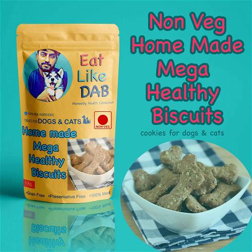 Non Veg Home Made Mega Healthy Dog/Cats Biscuits Cookies Treat