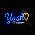 Custom Name With Heart Led Neon Sign Decorative Lights Wall Decor 2.0 