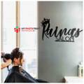 Customized Crown Double Name Wooden Wall Decoration