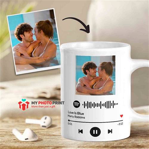 Customized Spotify Song Scanner Photo Mug