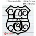 Customized Police Badge Name Wooden Wall Decoration
