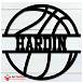 Customized Basketball Name Wooden Wall Decoration