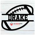 Customized Football Name Wooden Wall Decoration