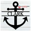 Customized Anchor Name Wooden Wall Decoration