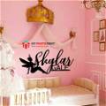Customized Fairy Double Name Wooden Wall Decoration
