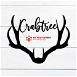 Customized Deer Antler Name Wooden Wall Decoration