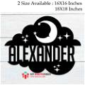Customized Dreamy Cloud Name Wooden Wall Decoration