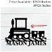 Customized Train Name Wooden Wall Decoration