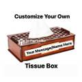 Customized Wooden Tissue Box #1960