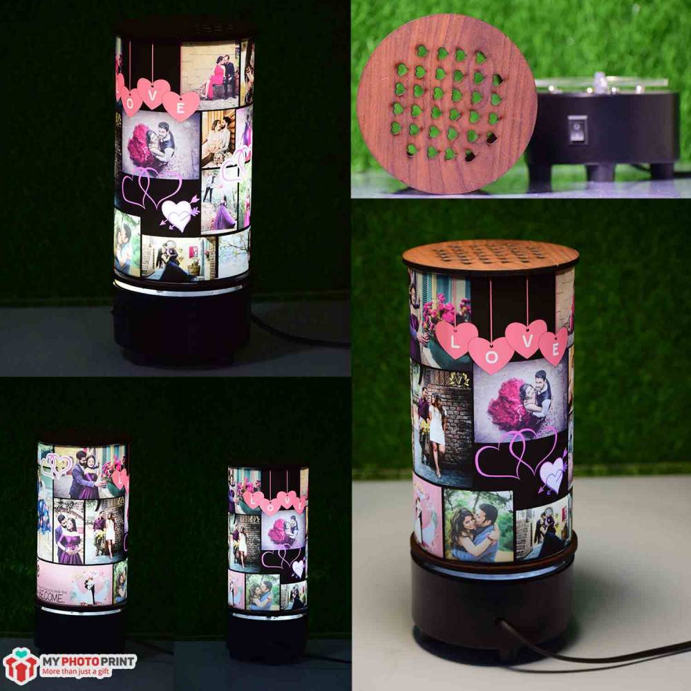 (Love) Mini Rotating Lamp Customized / You Can Send Photos Via WhatsApp Also After Order Or Query On WhatsApp