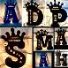 Customized A TO Z Alphabet Wooden Name Board