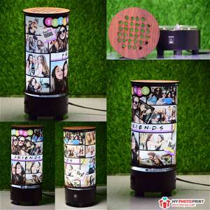 (Friends) Mini Rotating Lamp Customized / You Can Send Photos Via WhatsApp Also After Order Or Query On WhatsApp