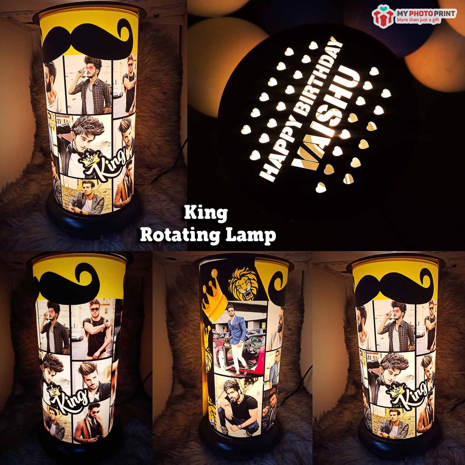 (King) Rotating Lamp Customized 