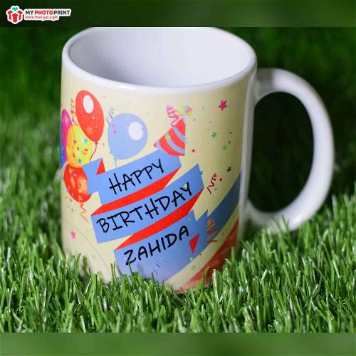 Happy Birthday Mug With Name And Date  