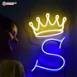Custom Alphabetic Crown Led Neon Sign Decorative Lights Wall Decor 