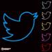Neon Twitter Logo Led Neon Sign Decorative Lights Wall DecorNeon Twitter Logo Led Neon Sign Decorative Lights Wall Decor