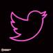 Neon Twitter Logo Led Neon Sign Decorative Lights Wall Decor