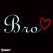 Neon Bro With Heart Led Neon Sign Decorative Lights Wall Decor