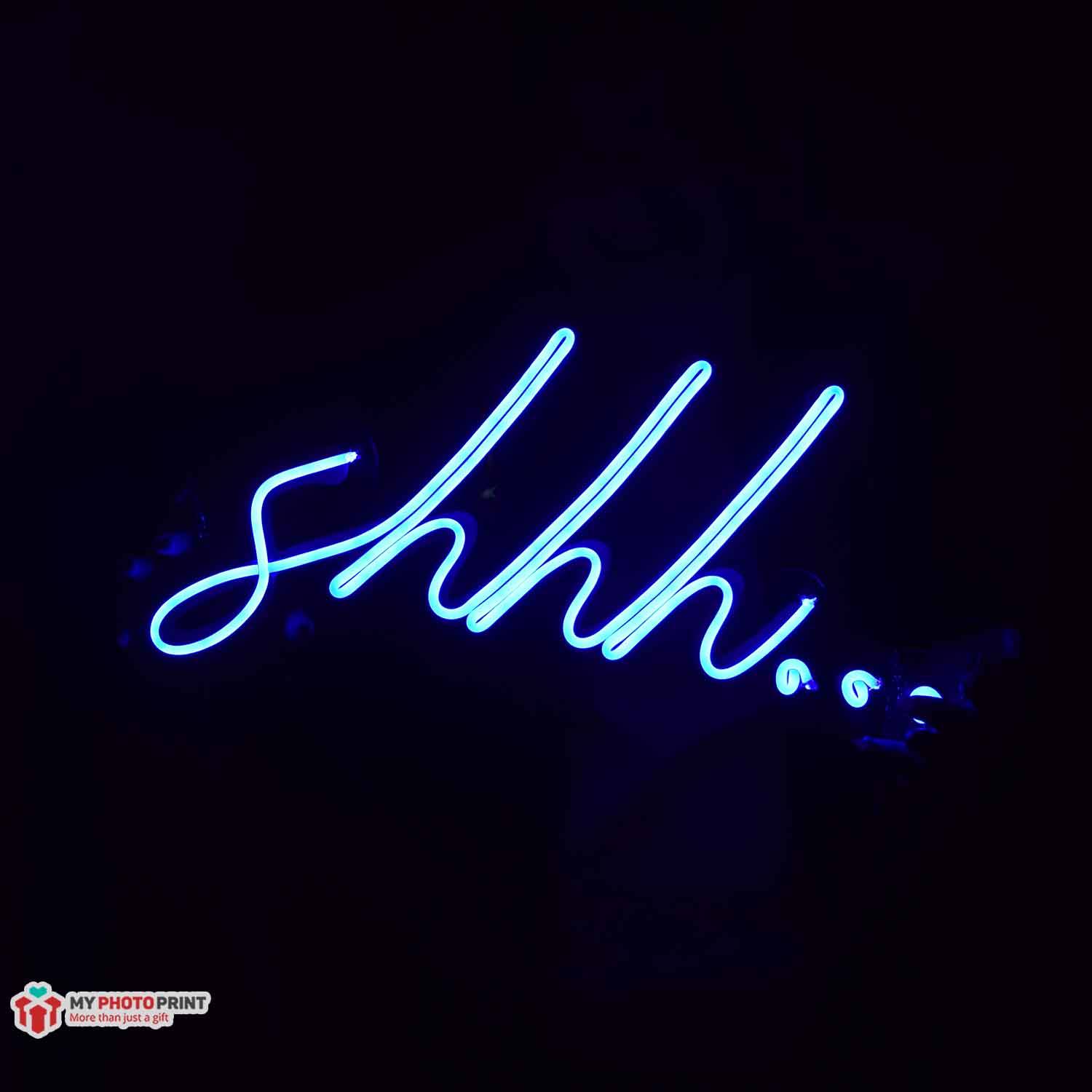 Neon Shhh... Led Neon Sign Decorative Lights Wall Decor