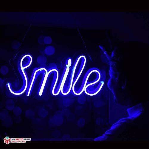 Neon Smile Led Neon Sign Decorative Lights Wall Decor
