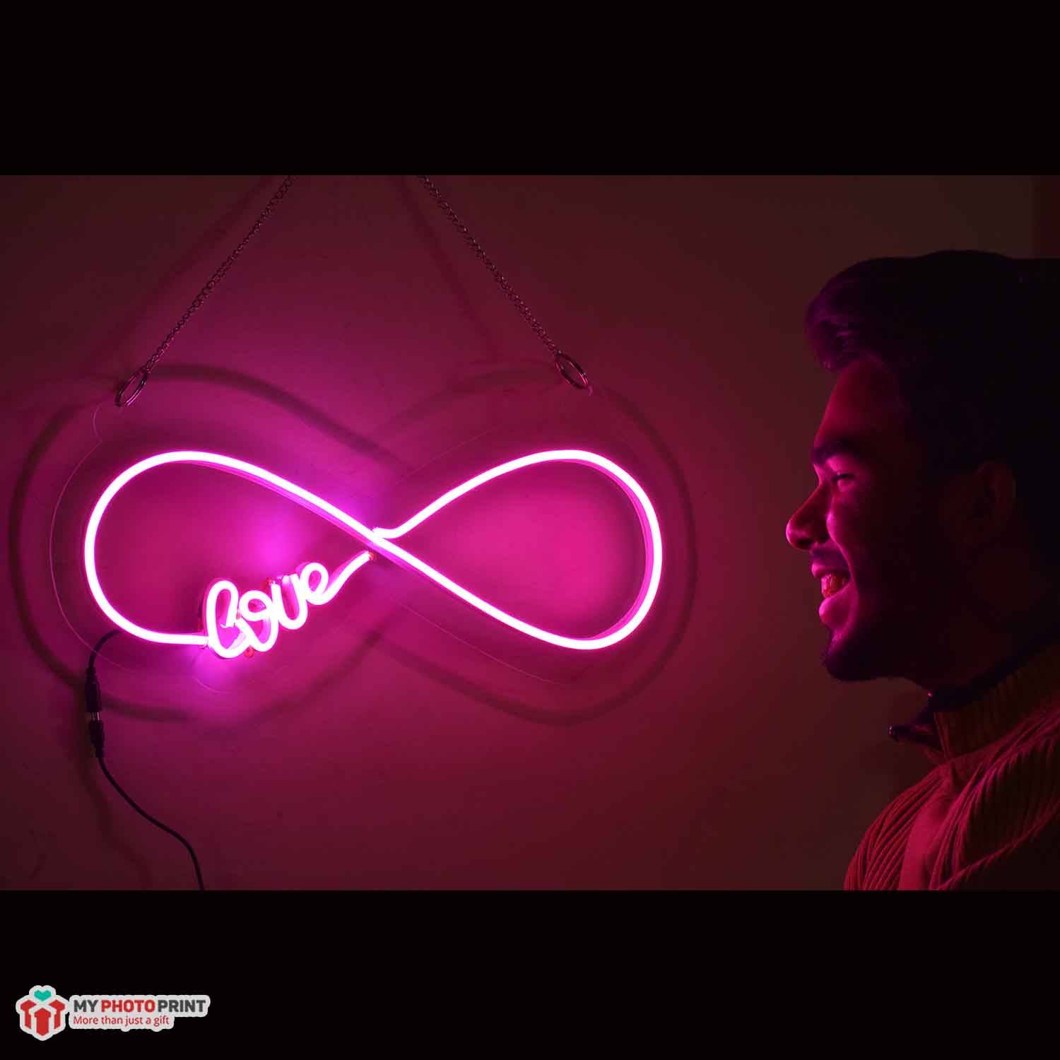 Neon Infinity Love Led Neon Sign Decorative Lights Wall Decor