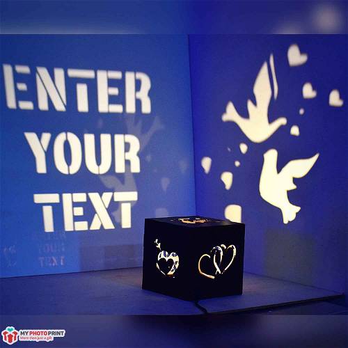 Make Love Last Forever: Love Is In The Air Shadow Box Night Lamp, the Ideal Gift for Any Occasion, Customizable with Name, Quote, or Message