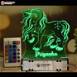 Personalized Unicorn Acrylic 3D illusion LED Lamp with Color Changing Led and Remote#1399