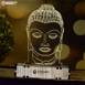 Buddha Acrylic 3D illusion LED Lamp with Color Changing Led and Remote#1404
