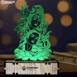Mahadev Ji Acrylic 3D illusion LED Lamp with Color Changing Led and Remote#1577
