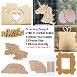 Customized MDF Wooden Craft Cutout Any Shapes & Patterns | Minimum Order 5 Pcs