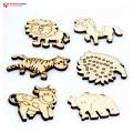  Animals Design MDF Wooden Craft Cutout Any Shapes & Patterns | (Pack Of 6pcs)