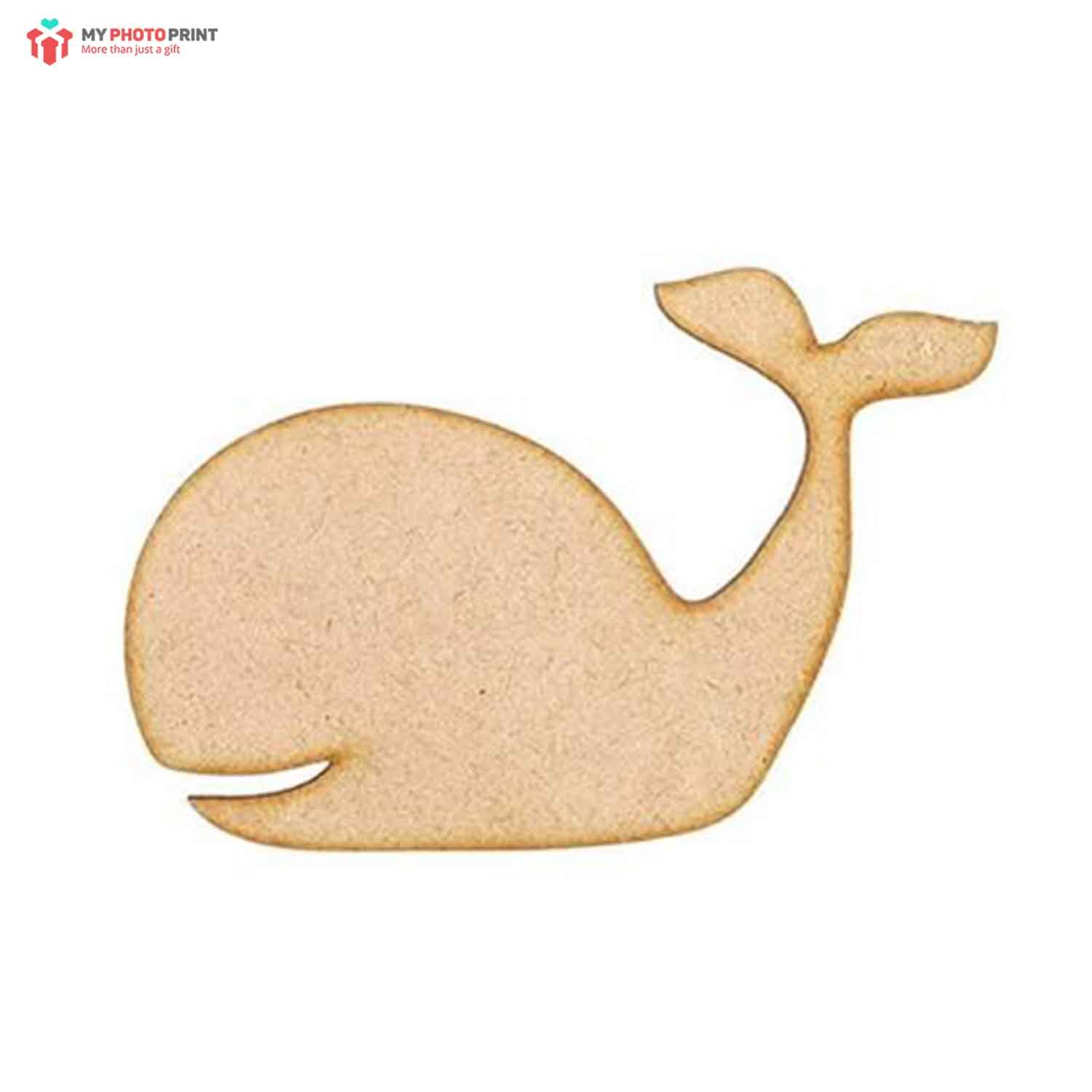 Fish or Whale MDF Wooden Craft Cutout Shapes & Patterns - DIY SET OF 10