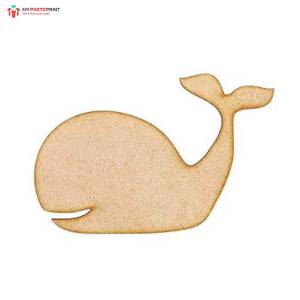 Fish or Whale MDF Wooden Craft Cutout Shapes & Patterns - DIY SET OF 10 (minimum 10 Quantity)
