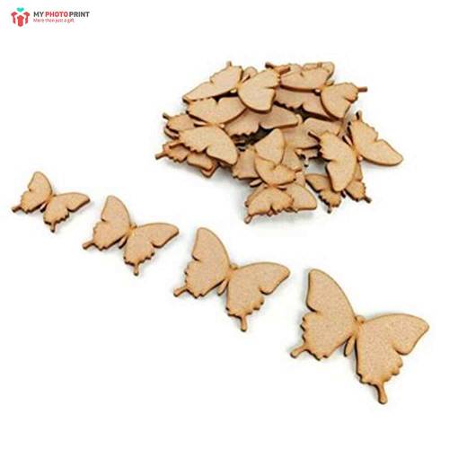 Butterfly MDF Wooden Craft Cutout Shapes & Patterns - DIY SET OF 10