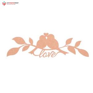 Love Sparrow MDF Wooden Craft Cutout Any Shapes & Patterns | (minimum 10 Quantity)