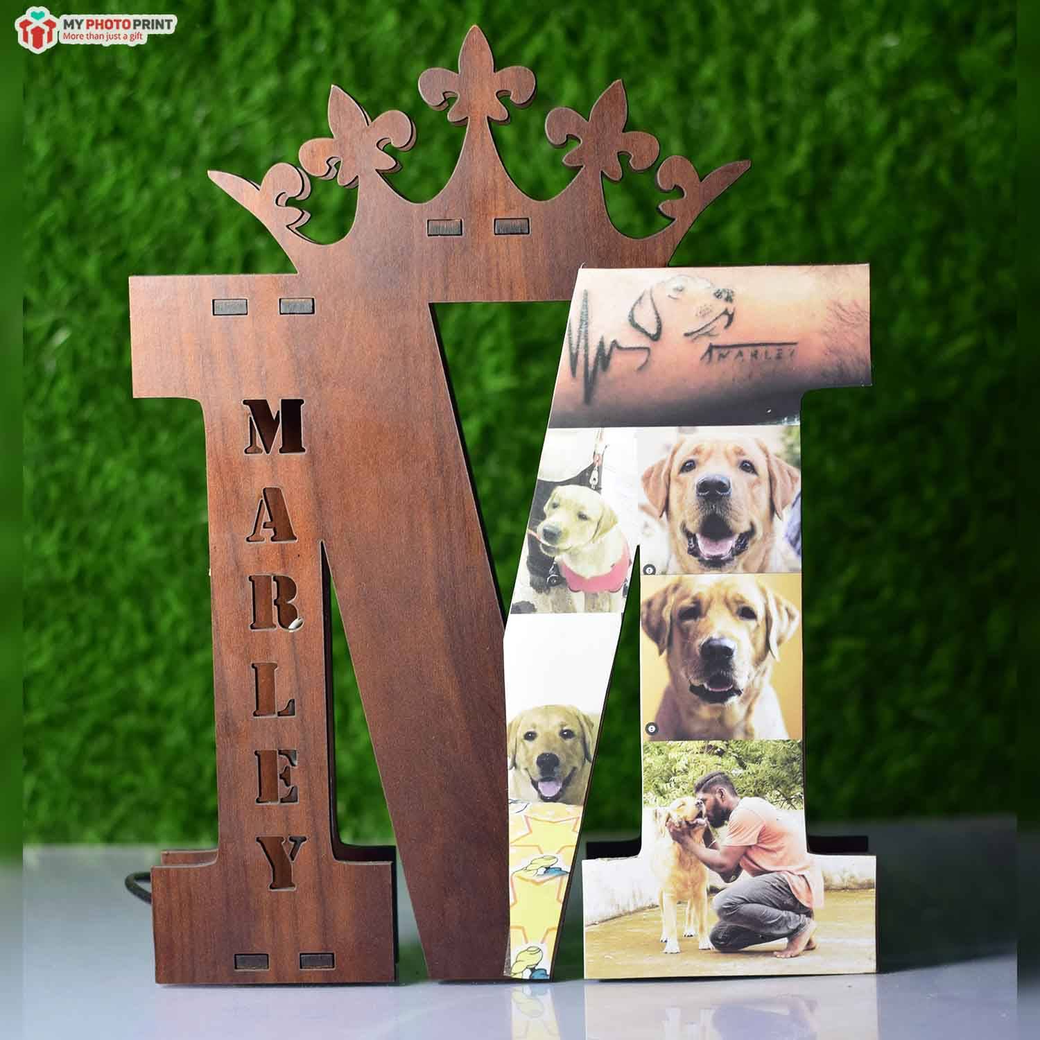 Customized A to Z Photo Name Board With Multicolor Led and Remote #1269