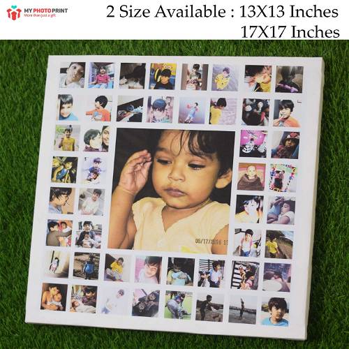 Customized Multiple Photo Frame Collage Canvas #1042 