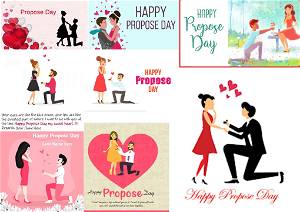 Happy Propose Day Greeting Card#2063