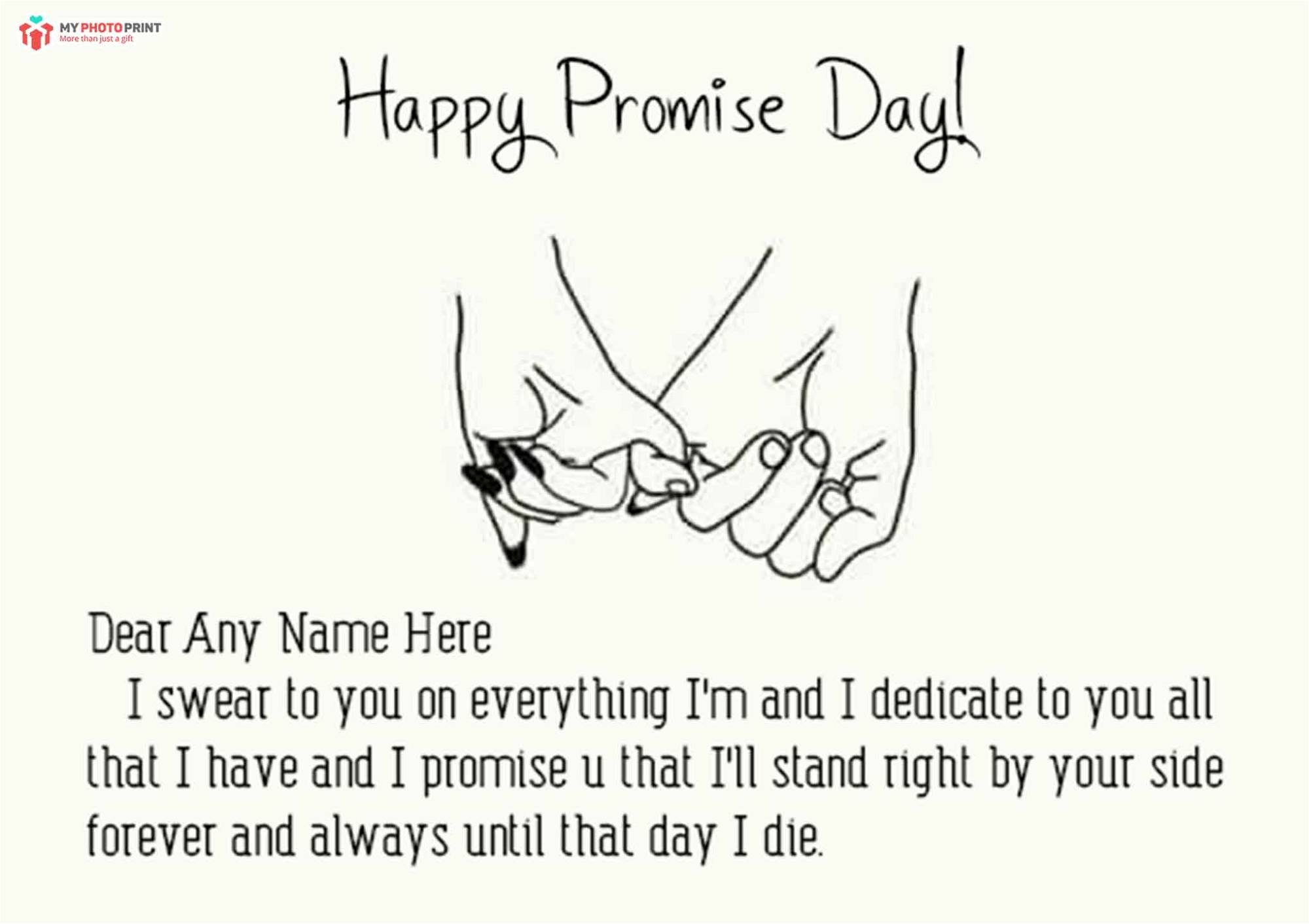 Promise day art