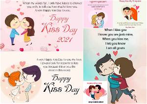 Happy  Kiss Day Greeting Card#2069