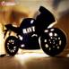 Customized Bike Wooden Name Board Multi Color Led and Remote#1255