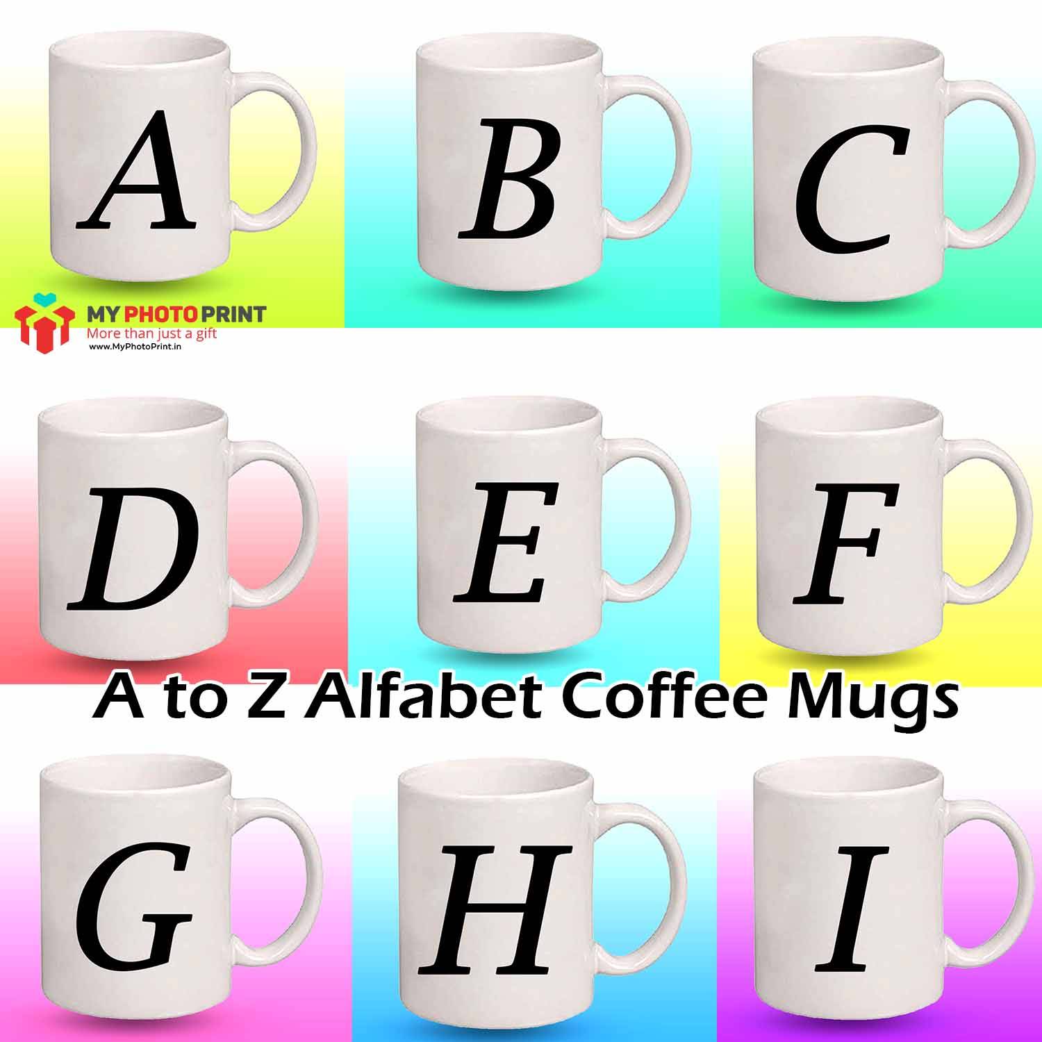 A To Z Alphabet Mug
