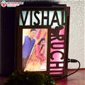 Personalized Couple Photo Wooden Name Board